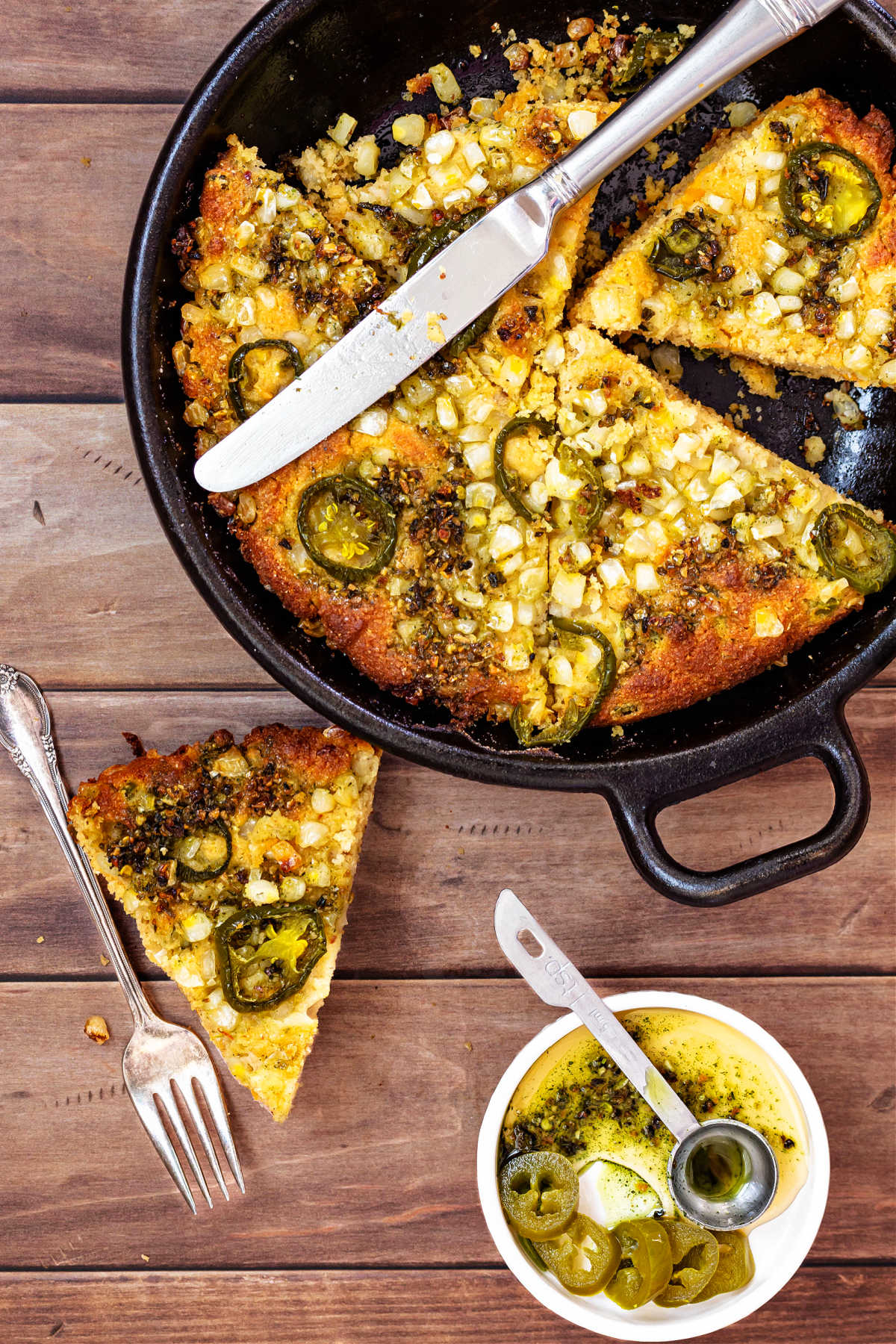 Loaded Jalapeno Cheddar Cornbread