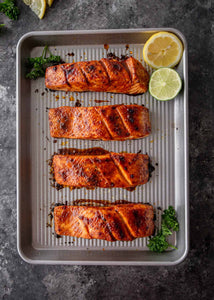 Honey Paprika Broiled Salmon