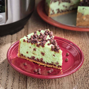 Instant Pot Mint Chocolate Chip Cheesecake