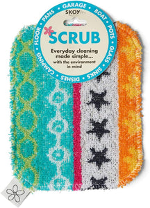 Skoy Scrub, Non-Scratching, Reusable Scrub for Kitchen and Household Use, Environmentally Friendly, Dishwasher Safe, 1-Piece – Assorted Colors and Designs $3.99