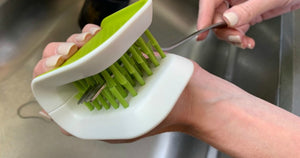 This Knife & Cutlery Cleaning Brush is Genius! (Get It for Under $7 on Amazon)