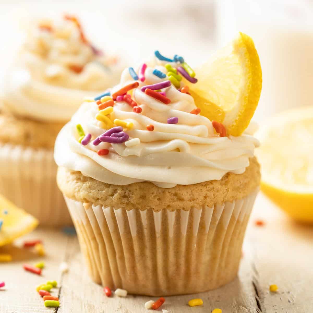 Easy Vegan Lemon Cupcakes