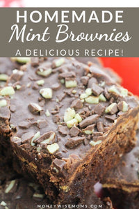 These homemade brownies are so delicious