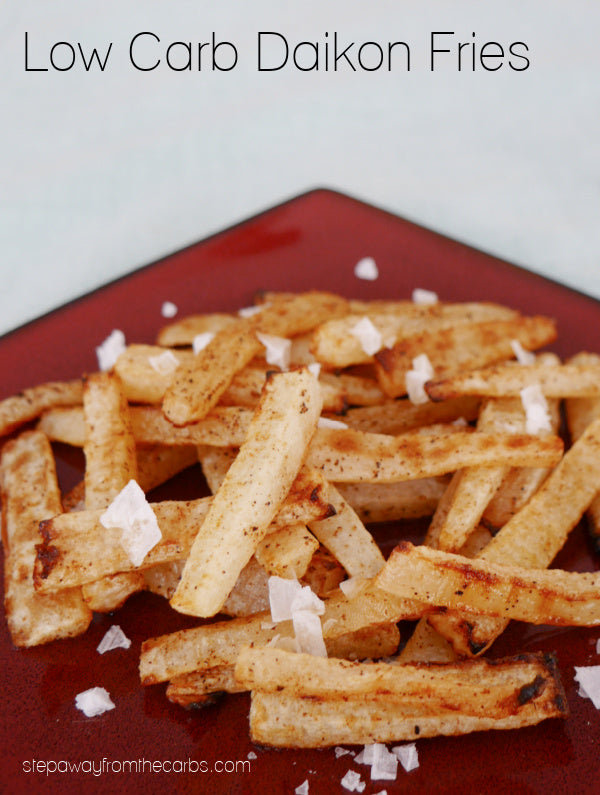 Have you tried daikon fries? They are a fantastic low carb and keto-friendly alternative to potato fries!