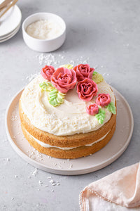 Almond Layer Cake with Cream Cheese Frosting