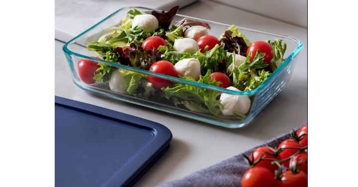 Pyrex Simply Store 3-Cup Rectangular Glass Food Storage Dish – Only $7.10!