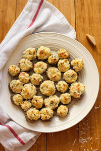 Be prepared for the ultimate appetizer idea: this copycat Mushrooms Neptune recipe inspired by The Keg Steakhouse has a cream cheese, crab and shrimp filling that's to die for!  Jump to Recipe