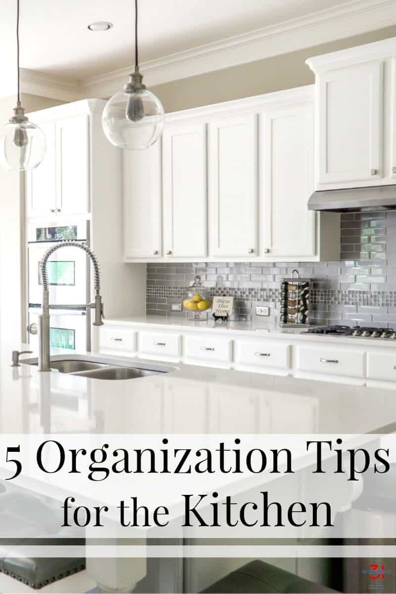 5 Organization Tips for the Kitchen