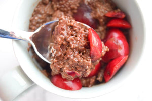 Chocolate Cherry Chia Pudding