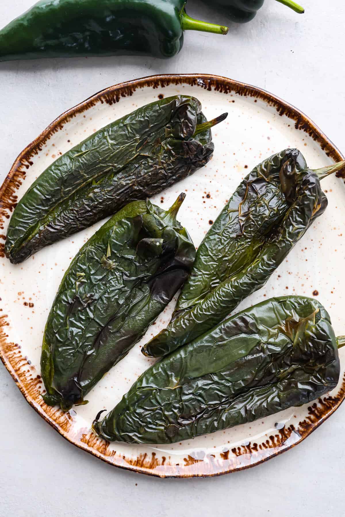 Roasted Poblano Peppers