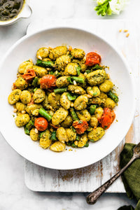 Gluten Free Gnocchi Pesto Pasta Salad