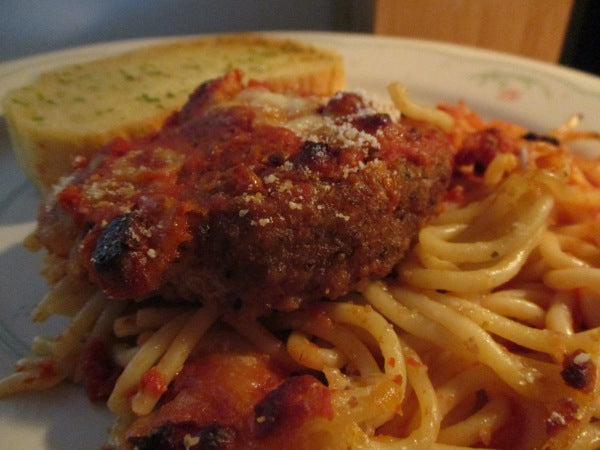 Chicken Parmigiana and Texas Toast