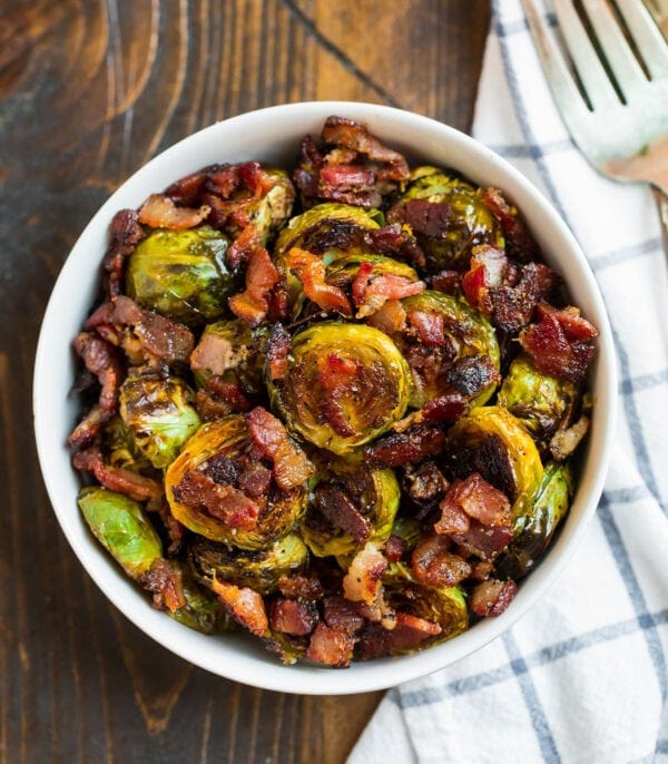 Dressed Up for Dinner: Bacon Brussels Sprouts