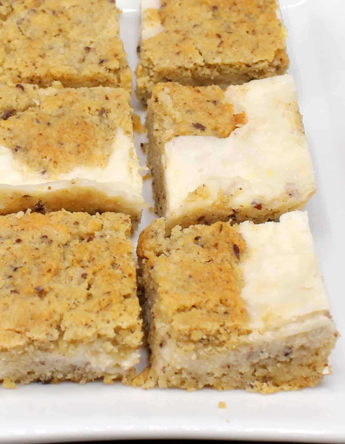 Vegan Keto Cheesecake Blondies