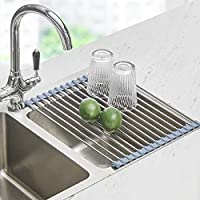 Seropy 17.5" x 11.8" Roll Up Dish Drying Rack only $6.82