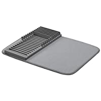 Amazon Basics Plastic Dish Drying Rack with 2 Mats only $16.71