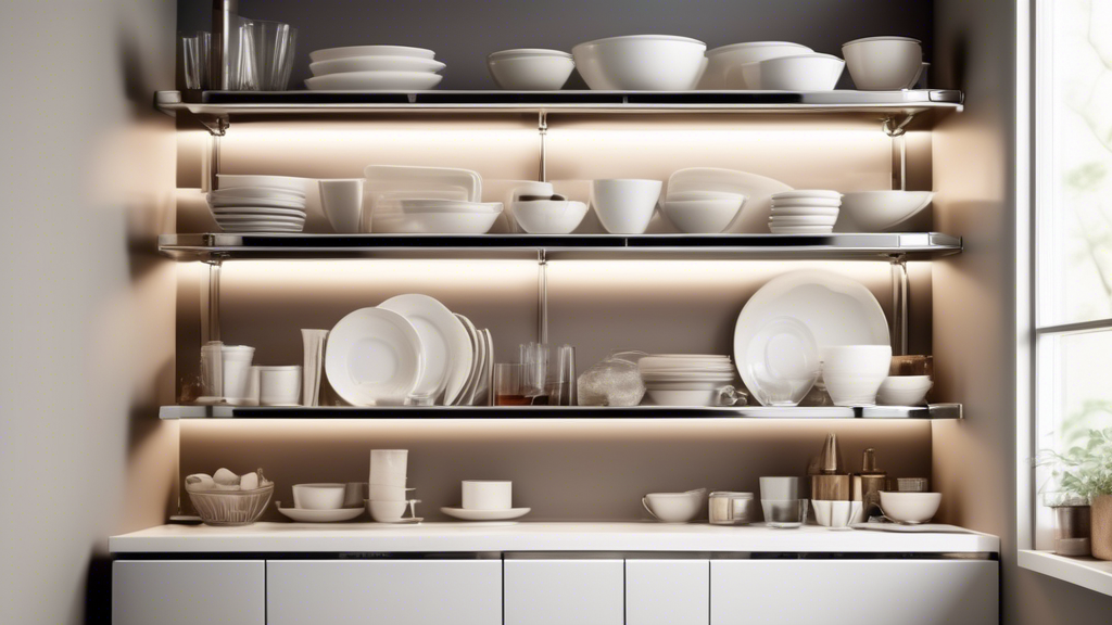 Wall-Mounted Dish Shelves: A Storage Solution