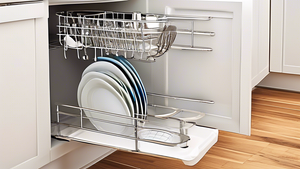 Innovative Dishware Holder for Enhanced Dishwashing Efficiency