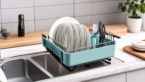 Foldable Dish Drainer: Space-Saving Solution