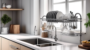 Maximizing Kitchen Efficiency: Double Sink Drying Racks