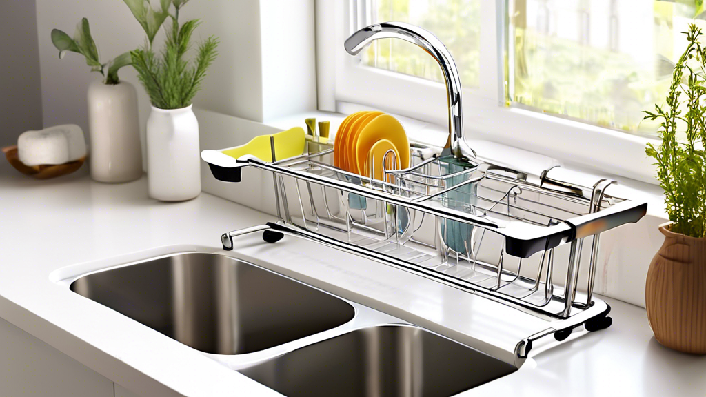 Space-Saving Solution: Over-the-Sink Dish Drainer Rack