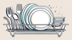 Domestic Dish Rack: Organization and Hygiene