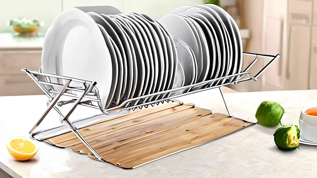 Foldable Dish Drying Rack: Space-Saving Convenience