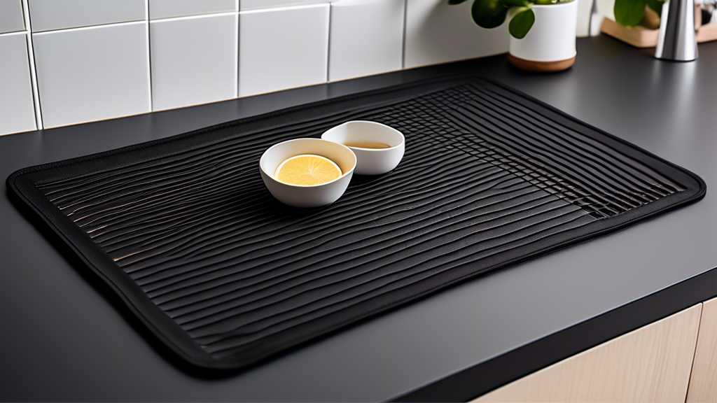 Black Dish Drying Mat: A Modern and Functional Solution