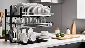 Space-Saving Solution: Compact Dish Drying Rack