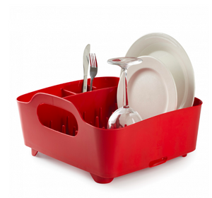 Tub Dish Rack, Red