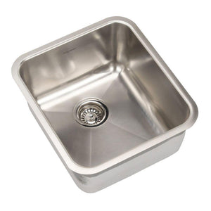 American Standard Prevoir Undermount Brushed Stainless Steel 16.75x18.75x9 0-Hole Single Bowl Kitchen Sink 549772