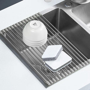 D-Line Over Sink Stainless Steel Dish Draining Rack