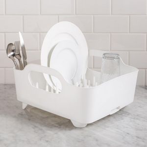 Tub Dish Rack, White